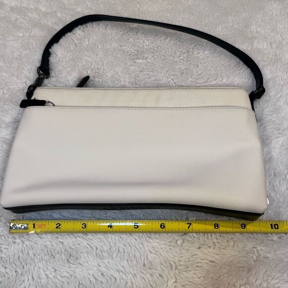 Y2K Vintage Coach Mercer Demi Handbag Mini Purse Nylon Leather 7407 Wristlet - Picture 10 of 11